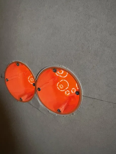 Vòng đệm bù cho hộp điện âm tường (68 mm) - Image 3