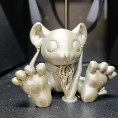 Chú Chuột Chân To Dễ Thương - Tượng Chibi Cách Điệu - Điêu… 5