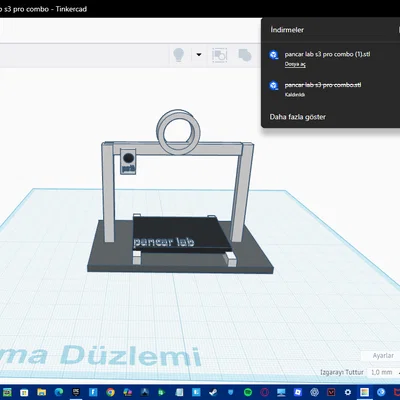 Móc khóa mô hình máy in 3D Pancar Lab độc đáo cho người yêu công nghệ