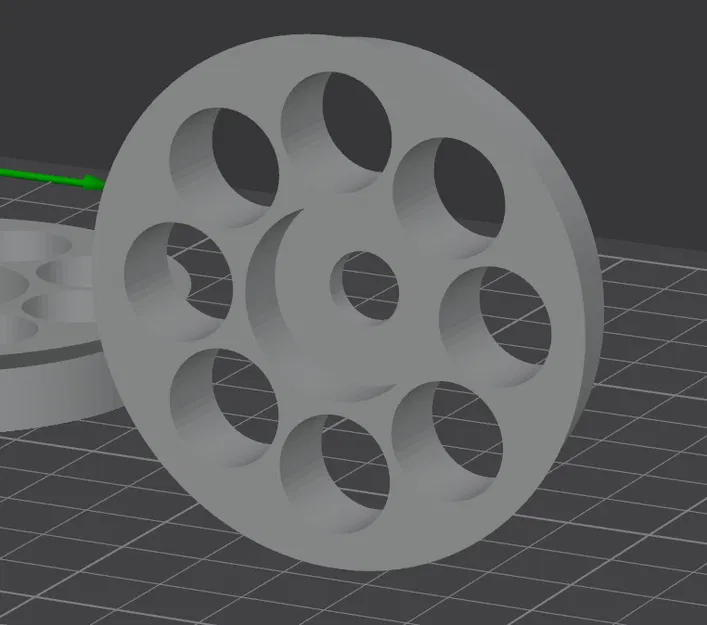 Bộ ổn định cuộn Filament với vòng bi (gắn thanh ren) cho máy sấy - Image 1