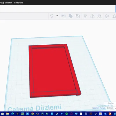 Mẫu khung tranh trang trí (resim tablo) tối giản cho máy in 3D