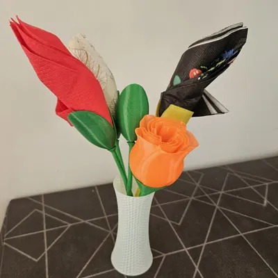 Bộ chuyển đổi (adapter) kết nối thân hoa và bông hoa 5cm in 3D