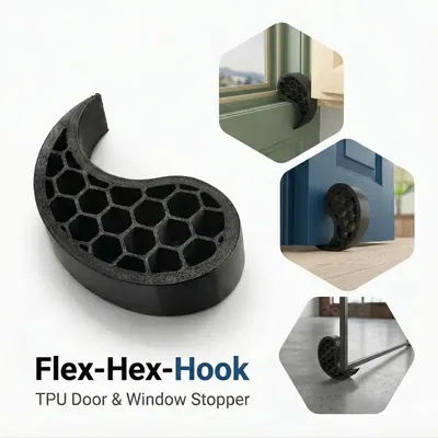 Flex-Hex-Hook - Chặn cửa và cửa sổ bằng TPU