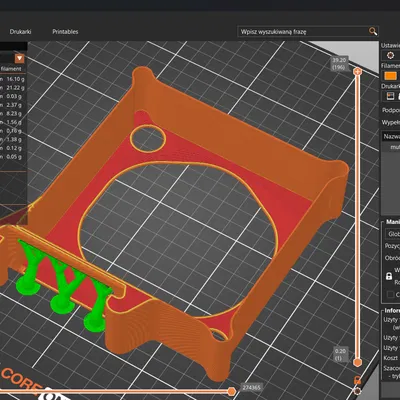 Bộ chuyển đổi thông gió cho hệ thống lọc nâng cao Prusa CORE One/+/L