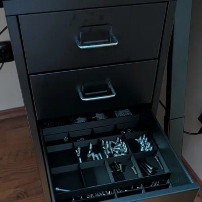 Khay chia ngăn đựng ốc vít cho tủ IKEA HELMER