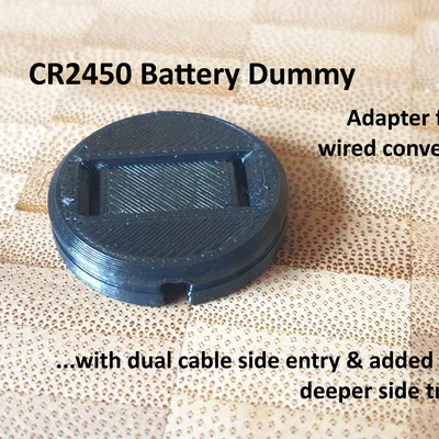 Bộ chuyển đổi pin giả CR2450 (Remix) kèm dây nối