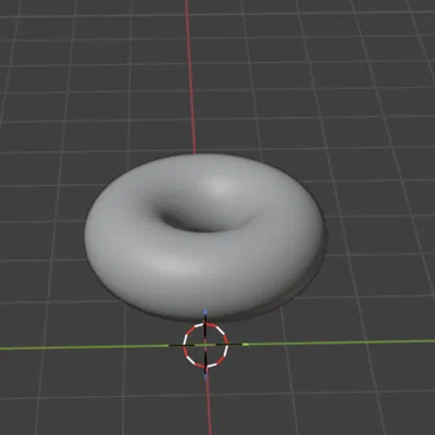 Mô hình bánh Donut 3D xinh xắn trang trí để bàn