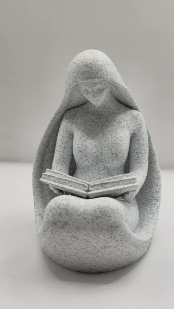 Tượng Mystic Reader – Tác phẩm điêu khắc trừu tượng về người đọc sách - Image 5