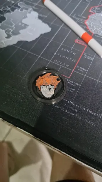 Móc khóa Moira (Overwatch) - Mô hình in 3D tối giản, cá tính - Image 1