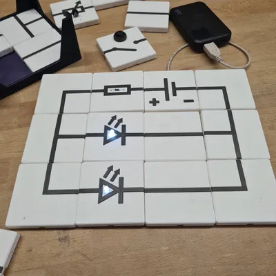 Gạch mạch điện lắp ghép thông minh — Modular Circuit Teaching Tiles