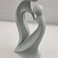 Tượng Cha Mẹ và Con Hình Trái Tim – Tượng Gia Đình - Thumbnail 7