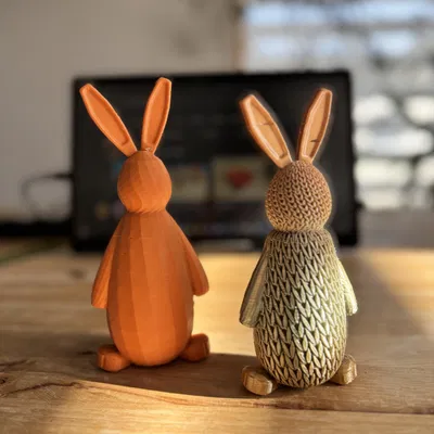 Mô hình chú thỏ Phục Sinh trang trí độc đáo