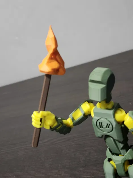 Dummy 13 - Phụ kiện - Đuốc kèm ngọn lửa - Image 1