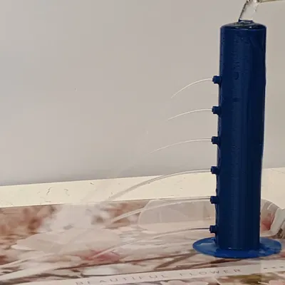 Ống trụ mô phỏng thí nghiệm áp suất thủy tĩnh (hydrostatic pressure)