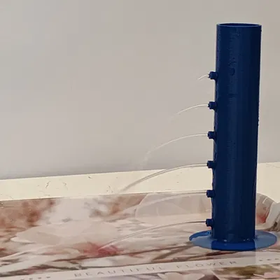 Ống trụ mô phỏng thí nghiệm áp suất thủy tĩnh (hydrostatic pressure)