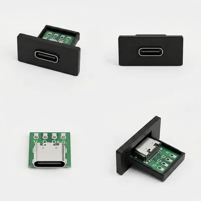Giá đỡ/Ngàm gắn mạch USB Type-C Female Breakout Board