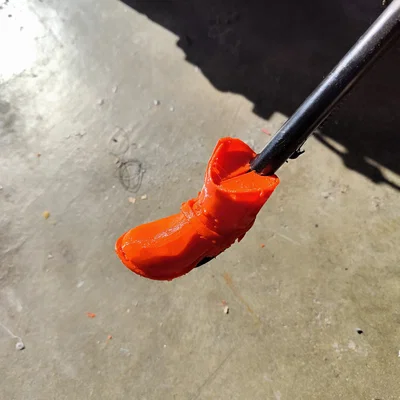 Bốt cao bồi bọc chân chống xe máy