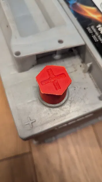 Nắp đậy cực bình ắc quy 12V (+/-) - Có sẵn file .f3d/.step #0021 - Image 1