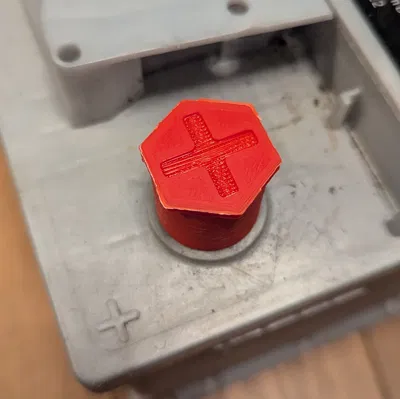 Nắp đậy cực bình ắc quy 12V (+/-) - Có sẵn file .f3d/.step #0021