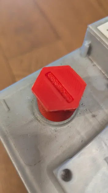 Nắp đậy cực bình ắc quy 12V (+/-) - Có sẵn file .f3d/.step #0021 - Image 2