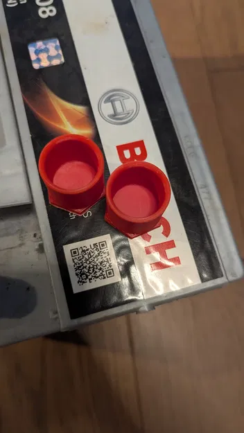 Nắp đậy cực bình ắc quy 12V (+/-) - Có sẵn file .f3d/.step #0021 - Image 4