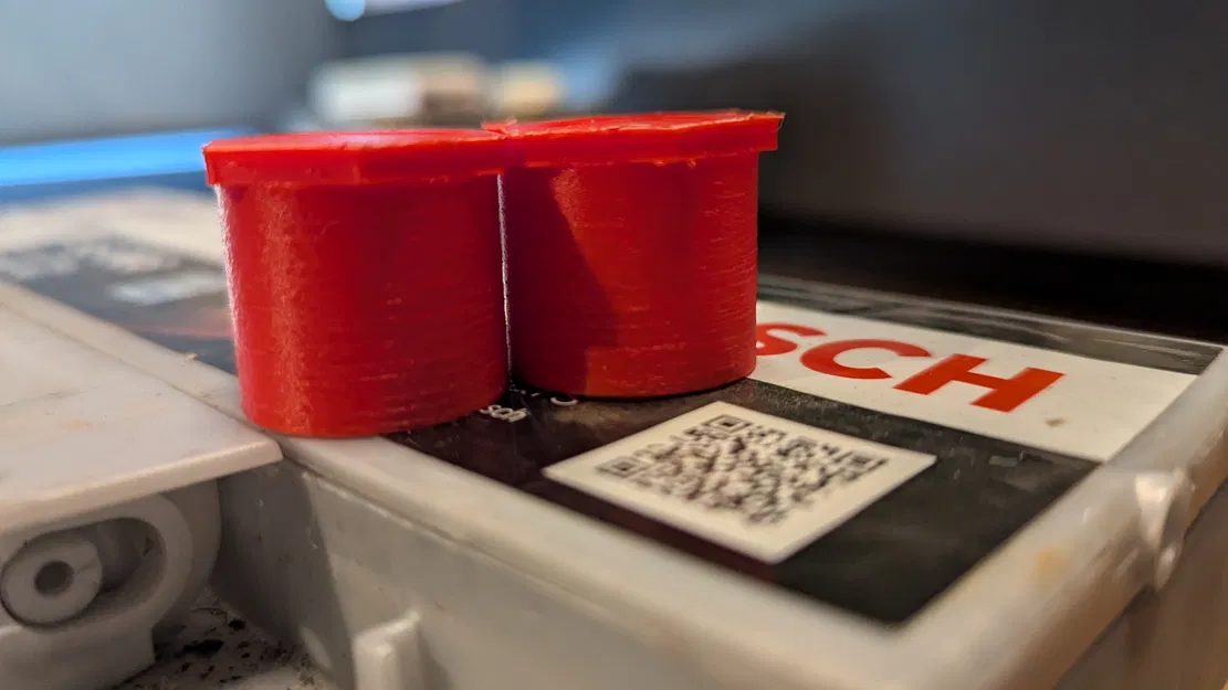 Nắp đậy cực bình ắc quy 12V (+/-) - Có sẵn file .f3d/.step #0021 - Image 5