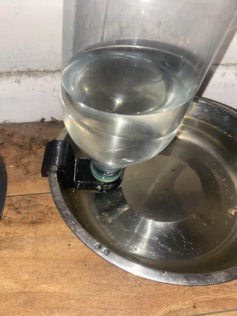 Bộ đầu gắn bình nước cho bát ăn của chó - Image 1