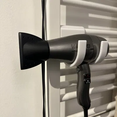 Móc Treo Máy Sấy Tóc Cho Thanh Sưởi Khăn Tắm 25 mm