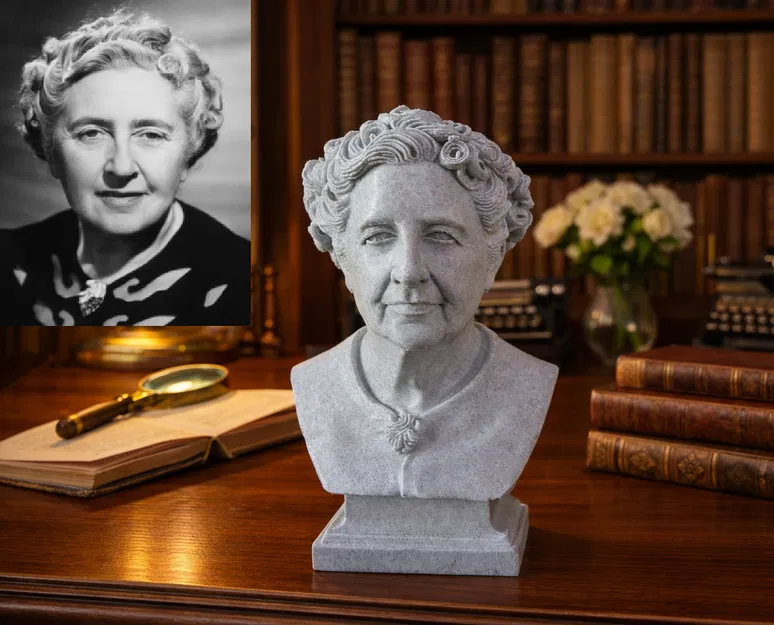 Tượng bán thân: Agatha (Mary Clarissa Miller) Christie - Image 1