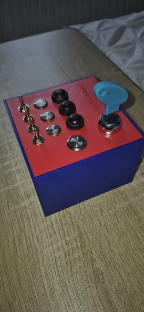 Vỏ Hộp Nút Bấm DIY (Button Box) - Thiết kế 3D cho Sim Racing và Điều khiển - Image 1