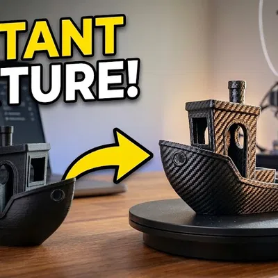 Hướng dẫn tạo bề mặt vân Carbon Fiber cho mô hình in 3D chuyên nghiệp