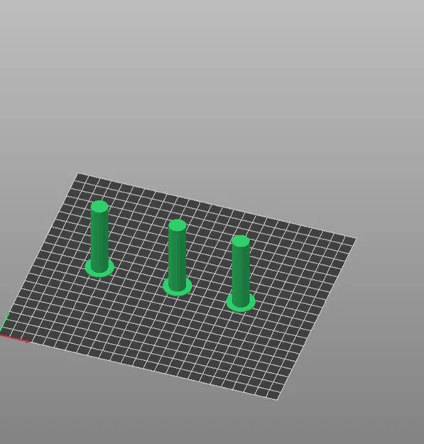 Bộ trụ cọc 3D cho robot tập chạy đường Slalom - Image 1