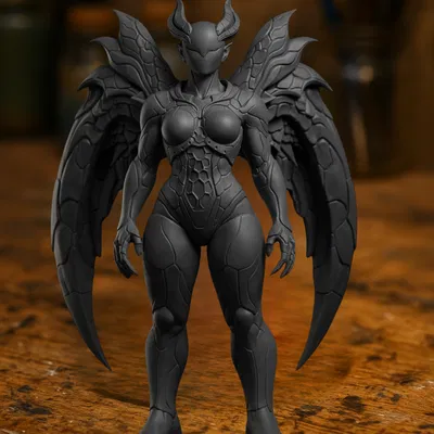 Mô hình Nữ hoàng Quỷ Dark Demon Queen 3D - Thiết kế đầy huyền bí