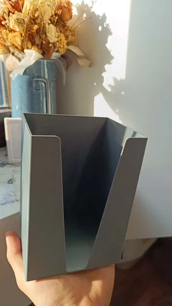 Hộp đựng bông tẩy trang hình chữ nhật in 3D tiện lợi - Image 2