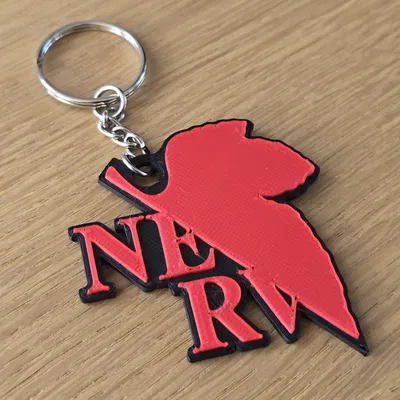 Móc khóa NERV - Neon Genesis Evangelion v2