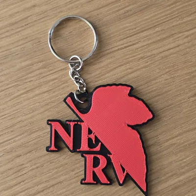 Móc khóa NERV - Neon Genesis Evangelion v2