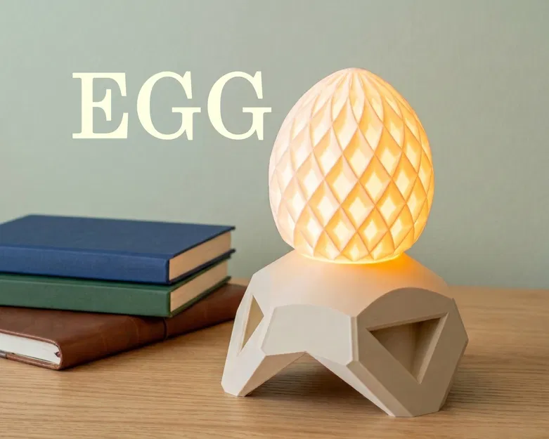 Egg Lamp 2.0 - Đèn ngủ hình quả trứng sang trọng - Image 1