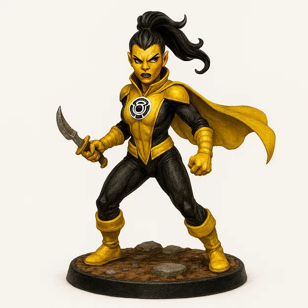 Bộ mô hình 3D DC Lantern Corps chi tiết cho người sưu tập - Image 5