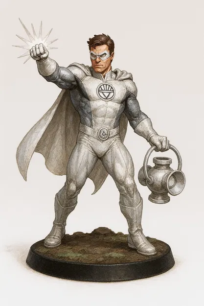 Bộ mô hình 3D DC Lantern Corps chi tiết cho người sưu tập - Image 48