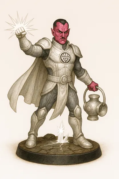 Bộ mô hình 3D DC Lantern Corps chi tiết cho người sưu tập - Image 49