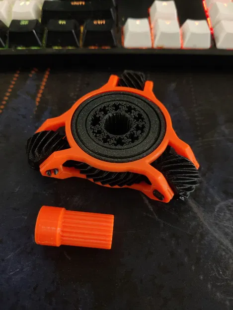 Chốt hỗ trợ làm lỏng Ultimate fidget toy - vòng bi, con quay và bánh răng tích hợp - Image 1