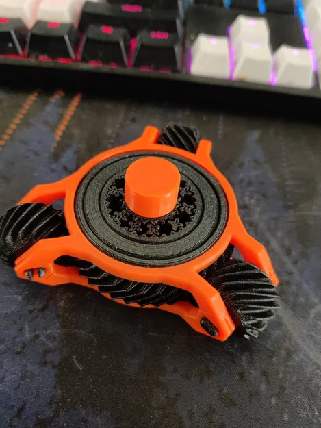 Chốt hỗ trợ làm lỏng Ultimate fidget toy - vòng bi, con quay và bánh răng tích hợp - Image 2