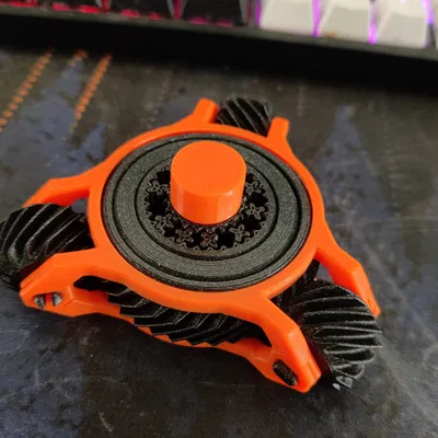 Chốt hỗ trợ làm lỏng Ultimate fidget toy - vòng bi, con quay và bánh răng tích hợp