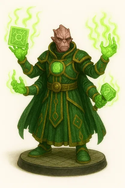 Bộ mô hình 3D DC Lantern Corps chi tiết cho người sưu tập - Image 59