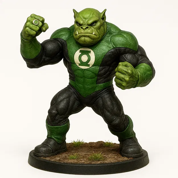 Bộ mô hình 3D DC Lantern Corps chi tiết cho người sưu tập - Image 61