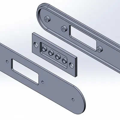 Nắp đậy ống dẫn PTFE cho máy in 3D Flashforge AD5X