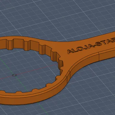 Cờ-lê 3D mở lõi lọc nước 18 chấu 124mm bền bỉ