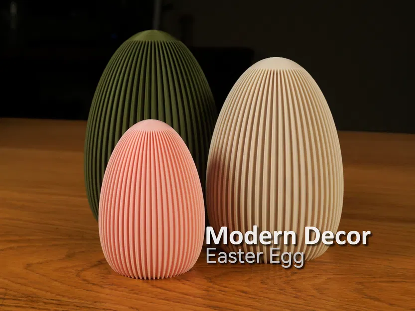 Trứng Phục Sinh Decor Hiện Đại - Kiểu Gân Nổi - Image 1