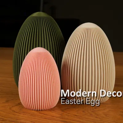 Trứng Phục Sinh Decor Hiện Đại - Kiểu Gân Nổi