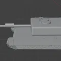 Mô hình in 3D xe tăng Leopard 2A4 gắn súng M249 cực chi tiết - Thumbnail 2